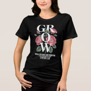 Vacker Inspirerande Väx I Nåden T Shirt