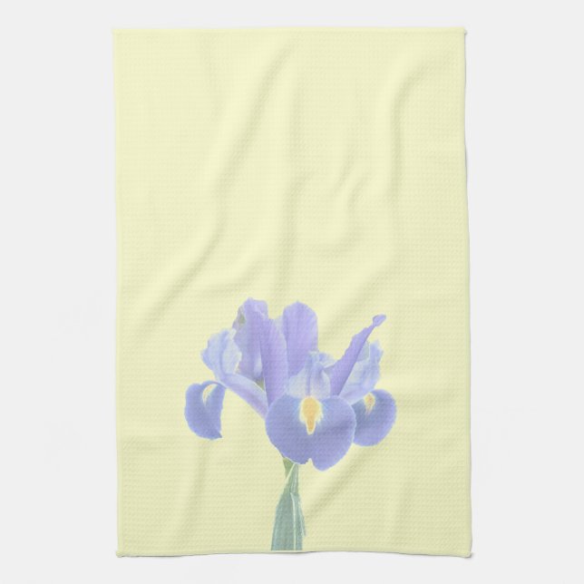Vacker Iris Tea Towel Kökshandduk (Vertikal)