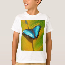 Vacker iriserande fjäril tee shirt