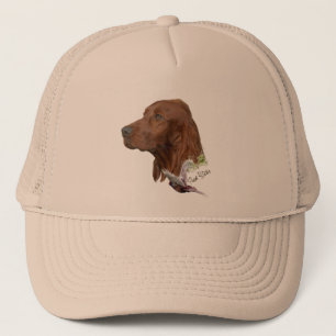 Vacker Irish Red Setter Keps