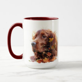 Vacker Irish Red Setter Mugg