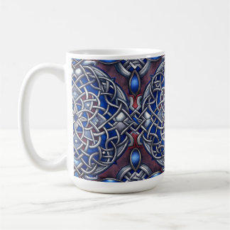 VACKER IRLÄNDSK CELTISK KNUT KAFFEMUGG