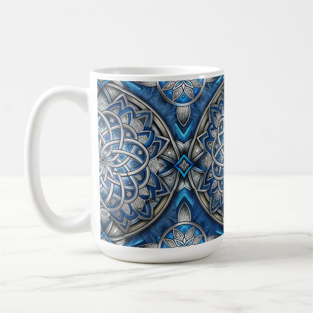 VACKER IRLÄNDSK CELTISK KNUT KAFFEMUGG (Vänster)