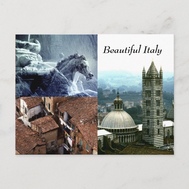 Vacker Italia | vykort (Framsida)