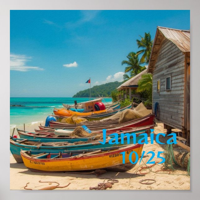 Vacker Jamaica 10/25 Poster (Framsidan)