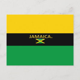 Vacker Jamaica Flagga Färger vykort