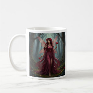Vacker januari Garnet Fairy Kaffemugg