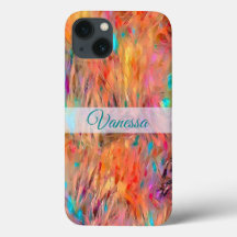 Vacker Jewel Tones Seamless Mönster Namn Fodral-M