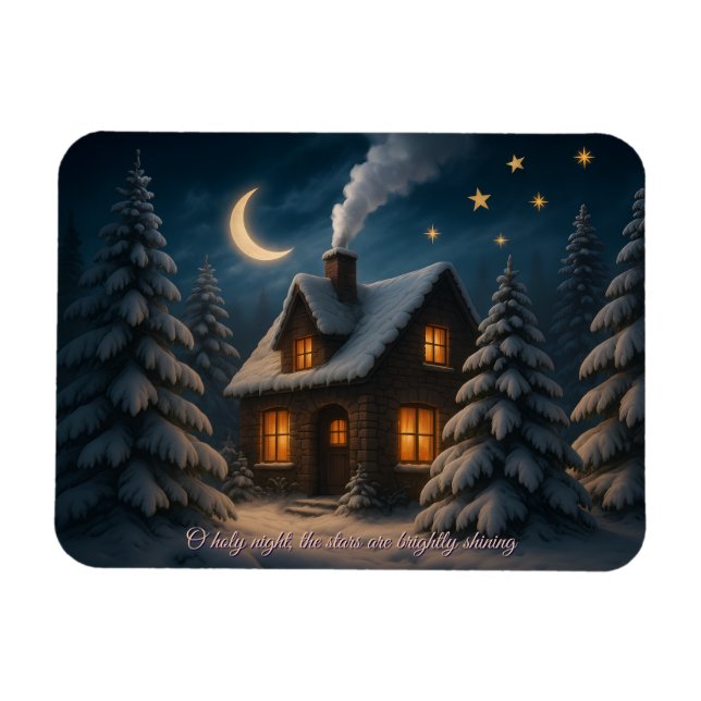 Vacker jul magnet (Horisontell)