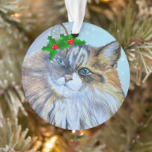 Vacker jul Norsk skog, Holly Ce