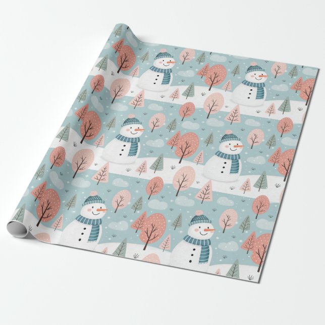 Vacker jul presentpapper (Utrullad)