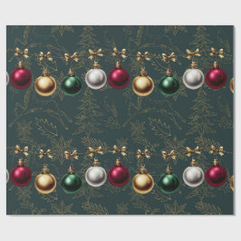 Vacker julgransprydnad presentpapper