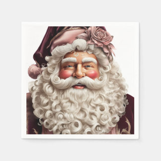 Vacker julpapper för tomten pappersservett