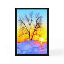 Vacker julsoluppgång till solnedgång