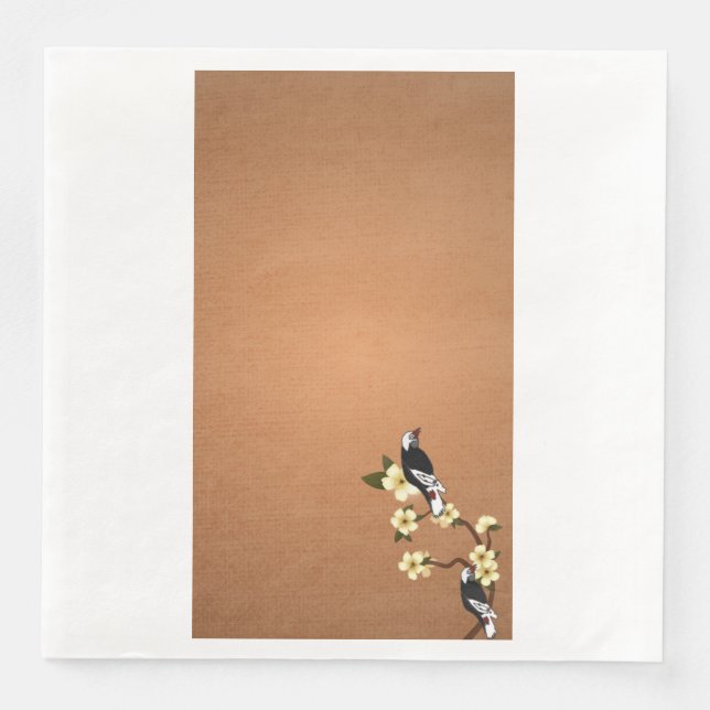 Vacker K mönster 5 Napkins Pappersservett (Framsida)