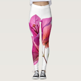 Vacker Kagoj Phool Pappersblomma Botanisk Flora Leggings