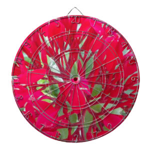 Vacker Kaleidoskop av Colorful Red Milkweed Darttavla