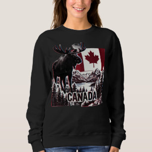 Vacker Kanada. Kanadensisk flagga. Kanadensisk älg T Shirt