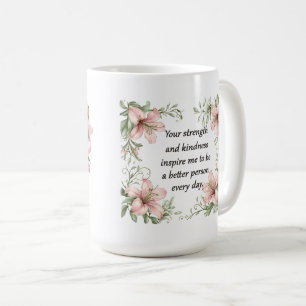 Vacker känsla för mammapaket kaffemugg