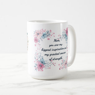 Vacker känsla för mammas wrap kaffemugg