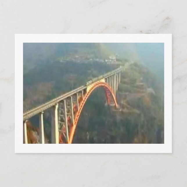 Vacker Kashmir Valley - Himalaya India Vykort (Framsida)