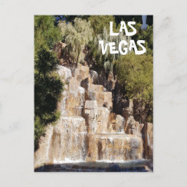 Vacker kasinofontän på Las Vegas Strip Vykort