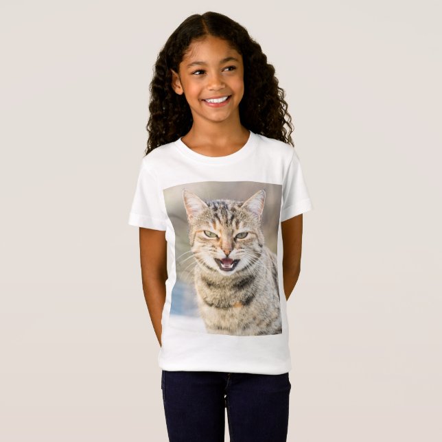 Vacker katt t shirt (Hel framsida)