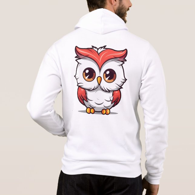 Vacker Kawaii Stil Uggle Tecknad Bild-77038 T Shirt (Baksida)