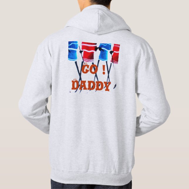 Vacker Kenya Maasai Moran Walking Tall Tröja Med Luva (Baksida)