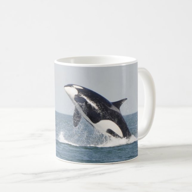 Vacker Killer Whale Kaffemugg (Framsida höger)
