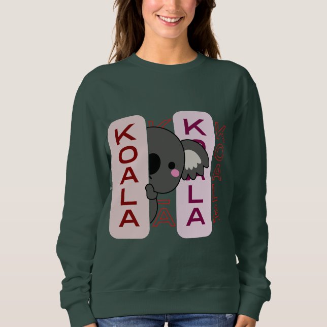 vacker koala från australia t shirt (Framsida)