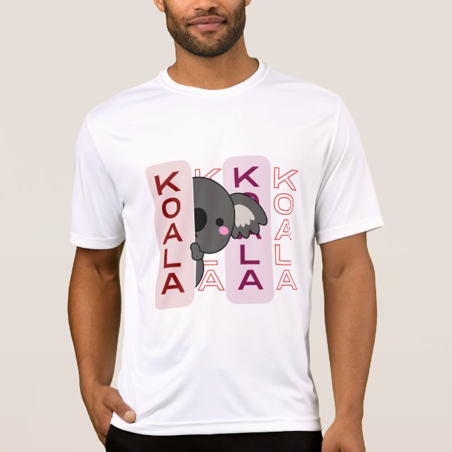 vacker koala från australia t shirt (Framsida)