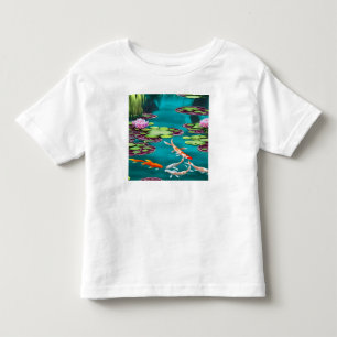 Vacker Koi-damm T Shirt