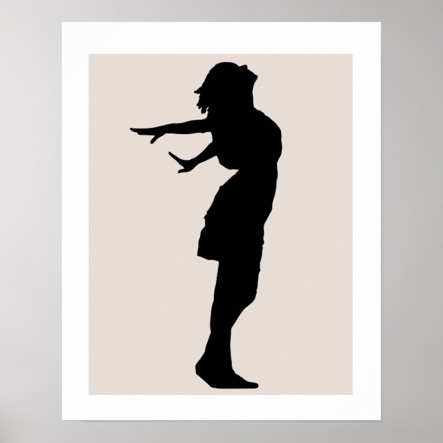 Vacker konstaffisch för flickor poster (Framsidan)