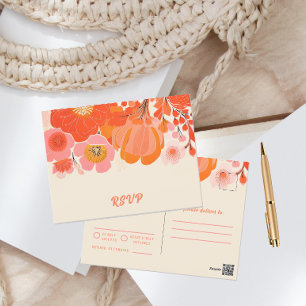 Vacker korallrosa poppyblomma RSVP Vykort