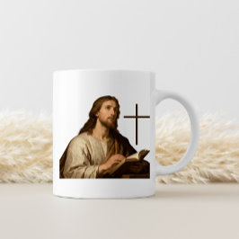 Vacker kors av Jesus - Religiös kristen Kaffemugg
