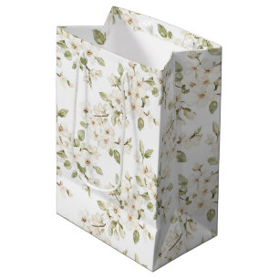Vacker krämfärgad blommande trädbröllop