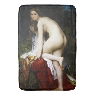 Vacker kvinnlig soldat (av Bouguereau) Badrumsmatta