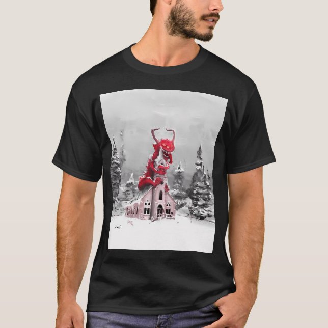Vacker kyrka t shirt (Framsida)