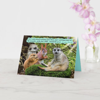 Vacker läkande skriftställe Jeremia 30:17 Kort