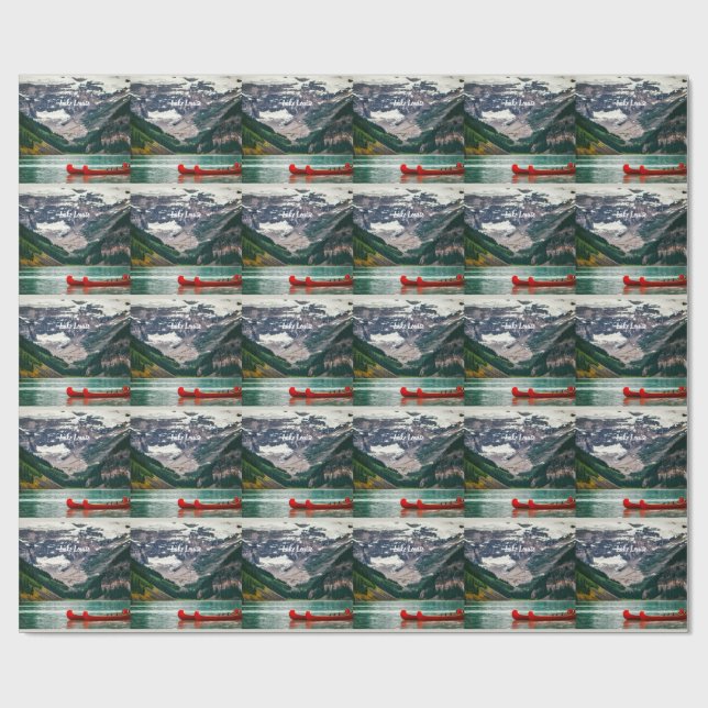 Vacker Lake Louise, Kanada  Presentpapper (Platt)