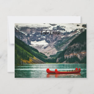 Vacker Lake Louise, Kanada vykort