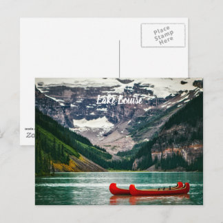 Vacker Lake Louise, Kanada vykort