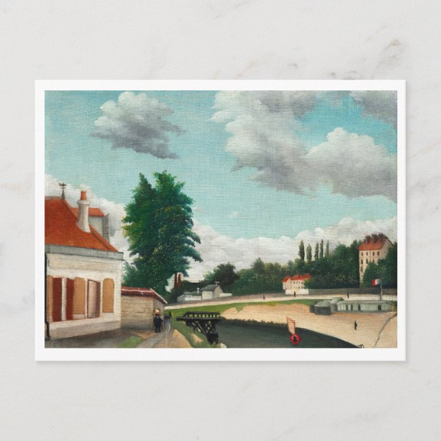 Vacker landskap av Rousseau roliga minnen Vykort (Framsida)