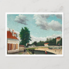 Vacker landskapsbild av Rousseau roliga minnen Vykort