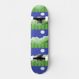 vacker landskapskonst mini skateboard bräda 18,5 cm