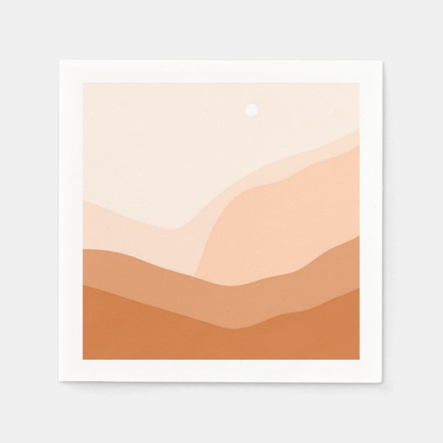 vacker landskapskonst pappersservett (Framsidan)