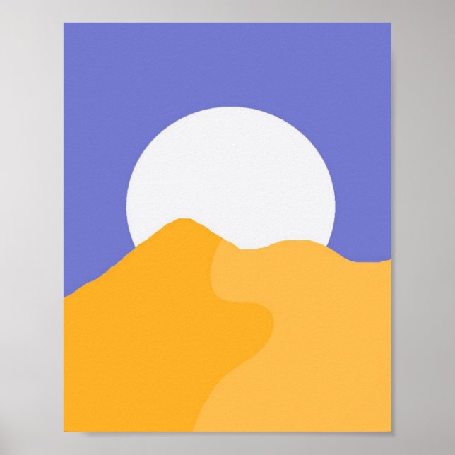 vacker landskapskonst poster (Framsidan)