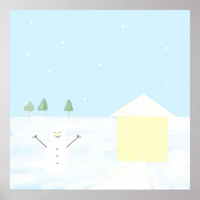 vacker landskapskonst poster (Framsidan)