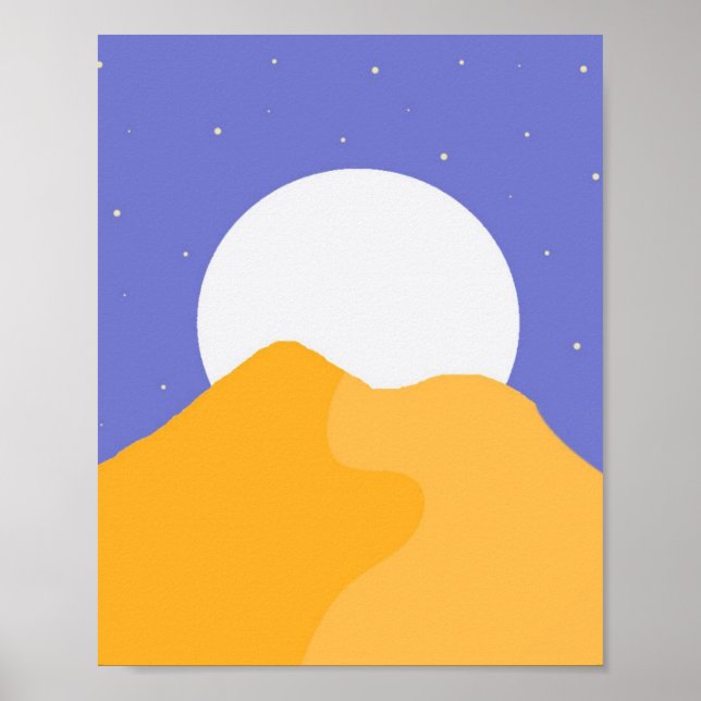 vacker landskapskonst poster (Framsidan)